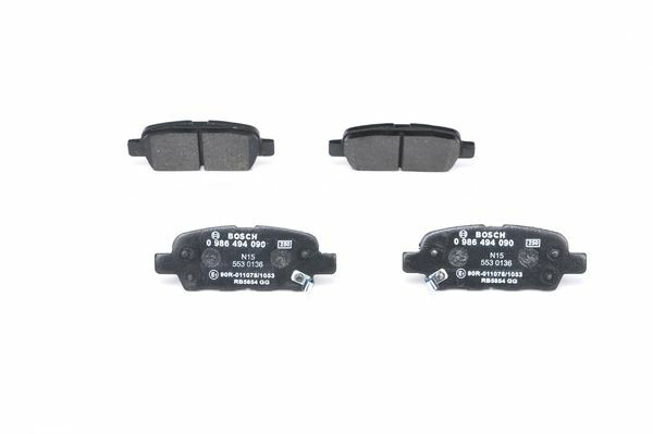 Klocki hamulcowe - komplet 0 986 494 090 BOSCH