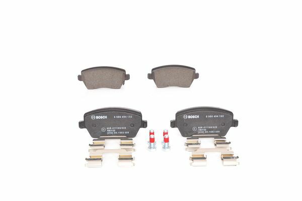 Klocki hamulcowe - komplet 0 986 494 160 BOSCH