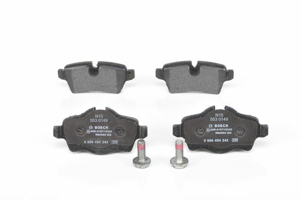 Klocki hamulcowe - komplet 0 986 494 242 BOSCH