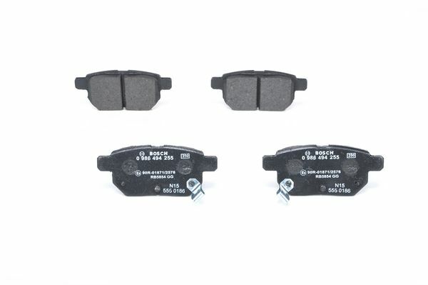 Klocki hamulcowe - komplet 0 986 494 255 BOSCH
