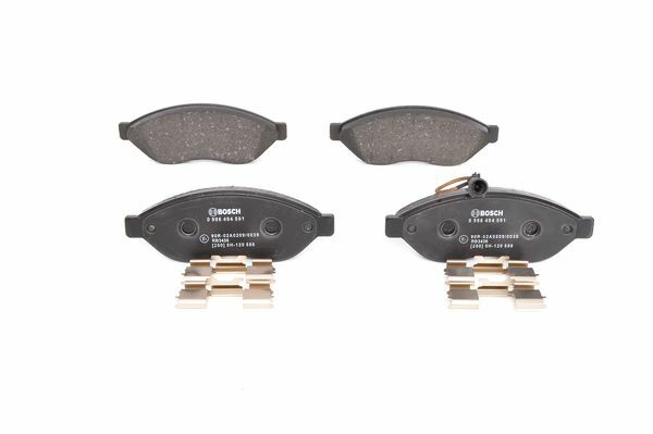 Klocki hamulcowe - komplet 0 986 494 591 BOSCH