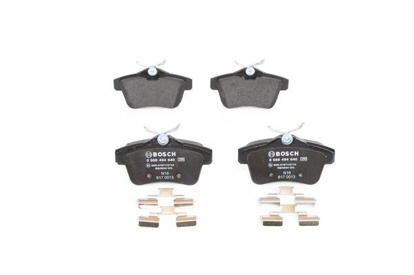 Klocki hamulcowe - komplet 0 986 494 640 BOSCH