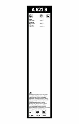 Pióro wycieraczki, Aerotwin 3 397 014 621 BOSCH