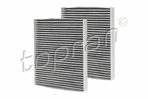 Komplet filtrów, wentylacja przestrzeni pasażerskiej 501 648 TOPRAN