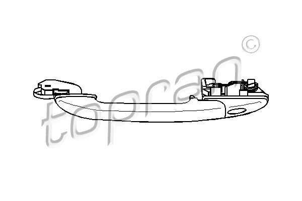 Klamka drzwi 112 193 TOPRAN