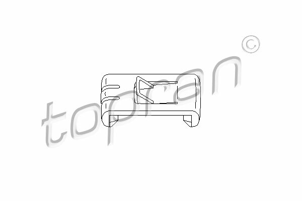 Element ustalający, dostosowanie siedzenia 102 673 TOPRAN