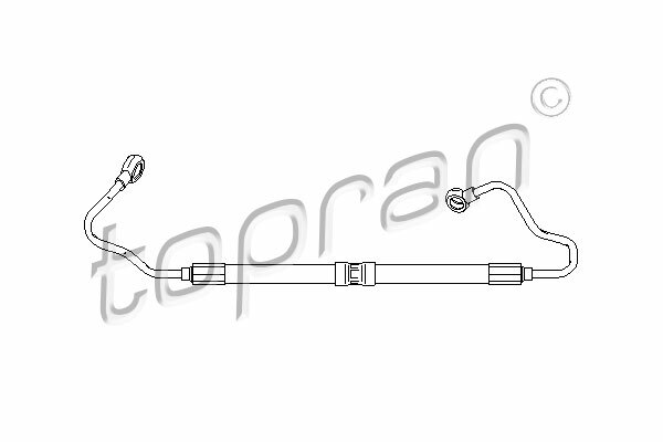 Wąż hydrauliczny, system kierowania 501 741 TOPRAN