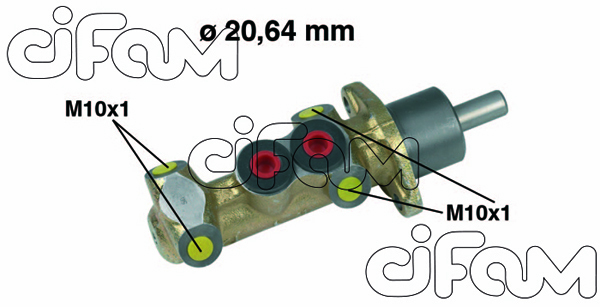 Pompa hamulcowa 202-044 METELLI CIFAM