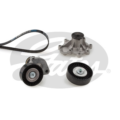 Pompa wodna + zestaw paska klinowego wielorowkowego, Micro-V® Kit KP17PK2418 GATES