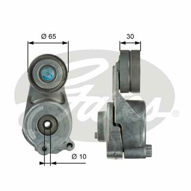 Rolka napinająca paska wieloklinowego, DriveAlign® T39062 GATES