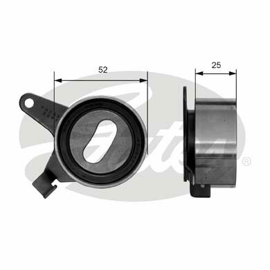 Rolka napinająca paska rozrządu, PowerGrip® T41031 GATES