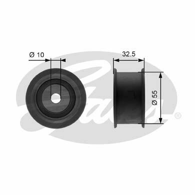 rolka prowadząca paska rozrządu, PowerGrip® T41101A GATES