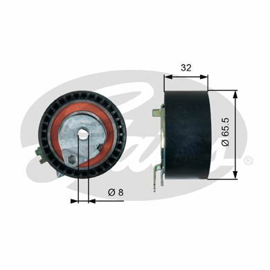Rolka napinająca paska rozrządu, PowerGrip® T43236 GATES
