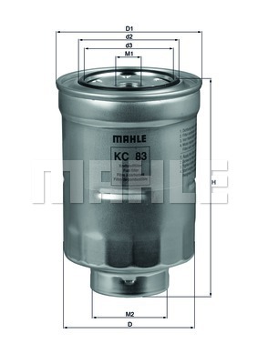 Filtr paliwa KC 83 KNECHT