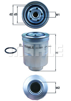 Filtr paliwa KC 510D KNECHT