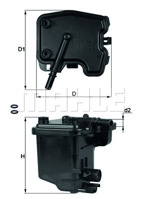 Filtr paliwa KL 431D KNECHT