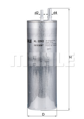 Filtr paliwa KL 229/2 KNECHT