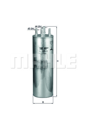 Filtr paliwa KL 229/4 KNECHT