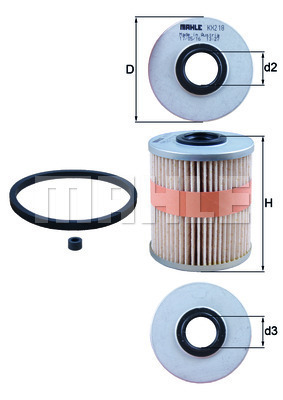 Filtr paliwa KX 218D KNECHT