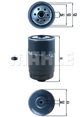 Filtr paliwa KC 503D KNECHT