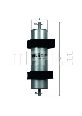 Filtr paliwa KL 596 KNECHT
