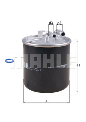 Filtr paliwa KL 723D KNECHT