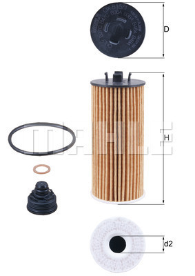 Filtr oleju OX 815/1D KNECHT