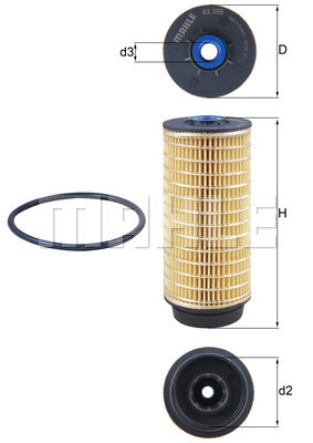 Filtr paliwa KX 399D KNECHT