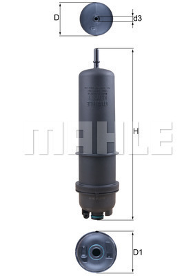 Filtr paliwa KL 872/7 KNECHT