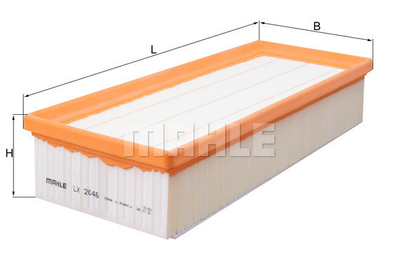 Filtr powietrza LX 2046 KNECHT