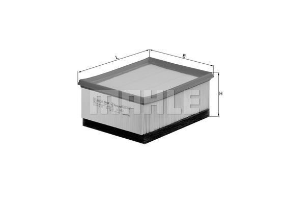 Filtr powietrza LX 645/1 KNECHT
