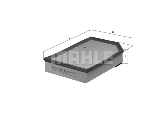 Filtr powietrza LX 868 KNECHT