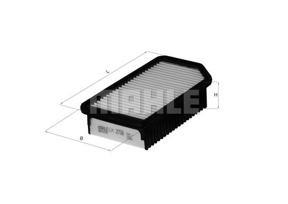 Filtr powietrza LX 2739 KNECHT