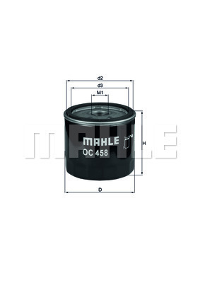 Filtr oleju OC 458 KNECHT