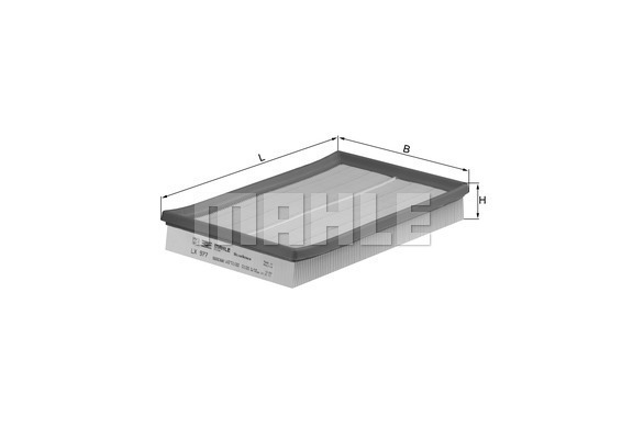 Filtr powietrza LX 977D KNECHT