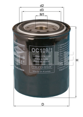 Filtr oleju OC 109/1 KNECHT