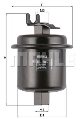 Filtr paliwa KL 185 KNECHT