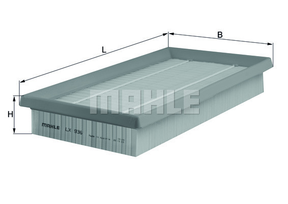 Filtr powietrza LX 936 KNECHT