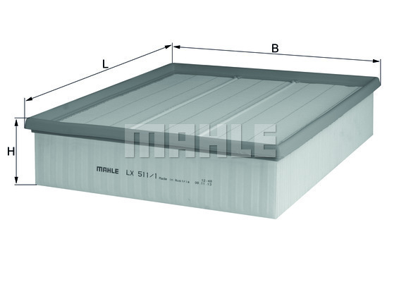 Filtr powietrza LX 511/1 KNECHT