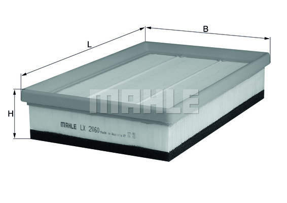 Filtr powietrza LX 2060 KNECHT