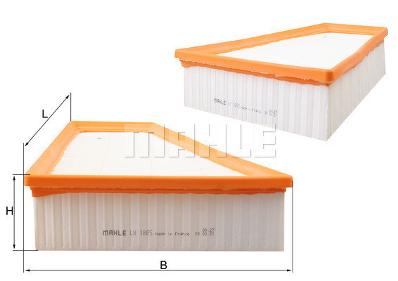 Filtr powietrza LX 1885 KNECHT