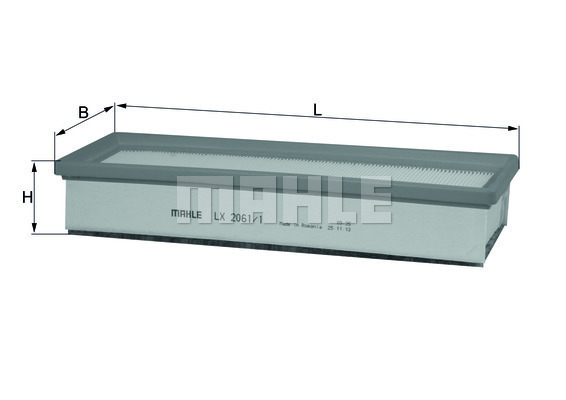 Filtr powietrza LX 2061/1 KNECHT