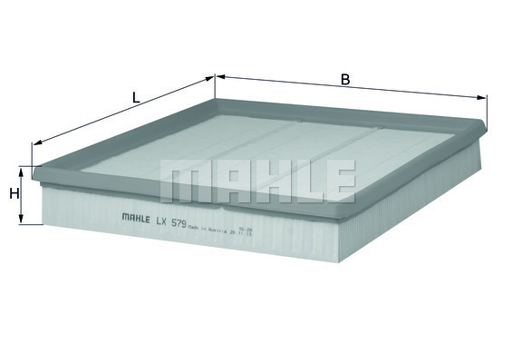 Filtr powietrza LX 579 KNECHT