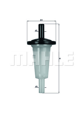 Filtr paliwa KL 23 OF KNECHT
