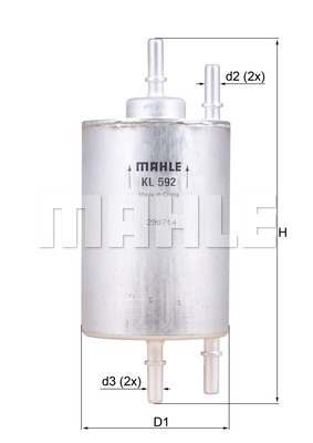 Filtr paliwa KL 592 KNECHT