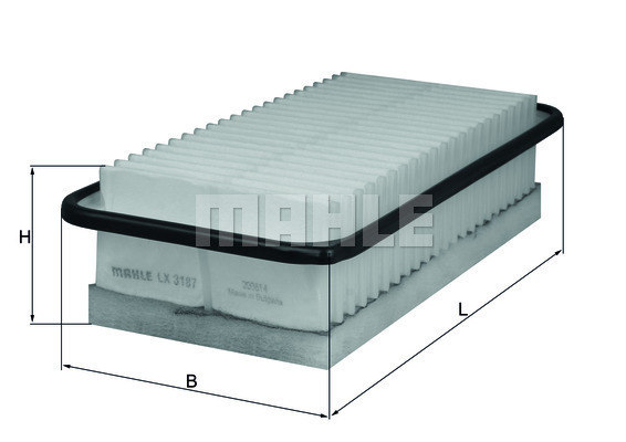 Filtr powietrza LX 3187 KNECHT