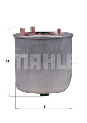 Filtr paliwa KL 780 KNECHT
