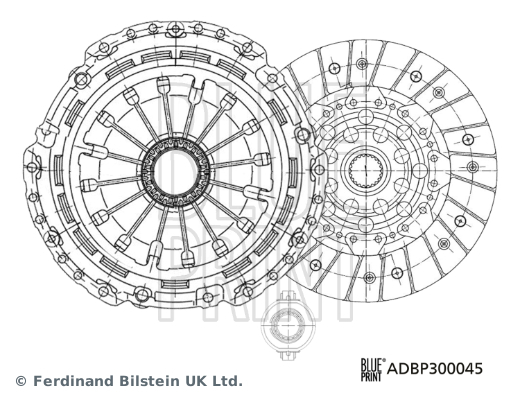 Zestaw sprzęgieł ADBP300045 BLUE PRINT