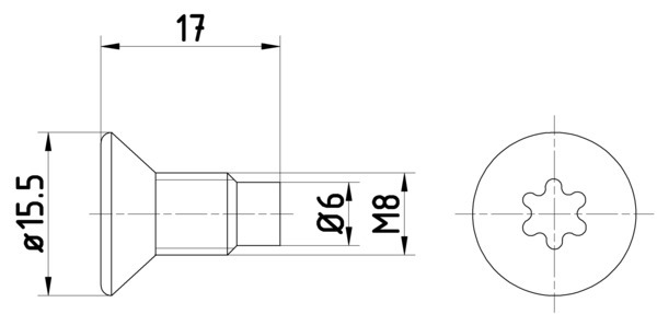 Śruba, tarcza hamulcowa TPM0004 TEXTAR