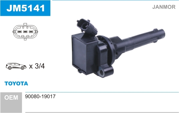 Cewka zapłonowa JM5141 JANMOR